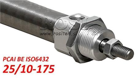 PNEUMATICKÝ CYLINDR PCAI 25/10-175 BE ISO6432
