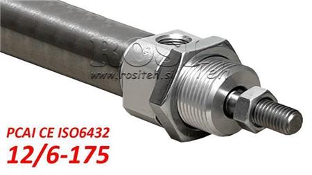 PNEUMATICKÝ CYLINDR PCAI 12/6-175 CE ISO6432