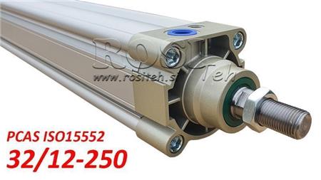 PNEUMATICKÝ CYLINDR PCAS 32/12-250 BE ISO15552