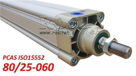 PNEUMATICKÝ CYLINDR PCAS 80/25-060 BE ISO15552
