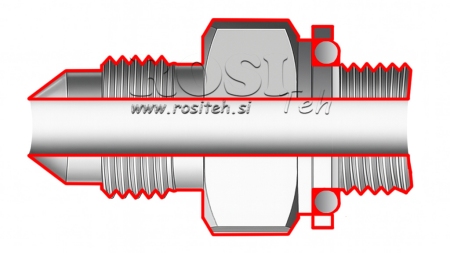 ХИДРАВЛИЧЕН РЕДУКТОР 1 3/16 JIC74°-3/4 ГАЗ