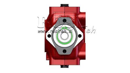 GEARBOX - GEARBOX RT120 FOR HYDRAULIC MOTOR MP/MR/MS RATIO 4.1:1