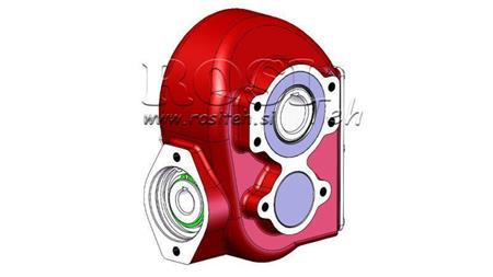 PŘEVODOVKA - PŘEVODOVKA RT160 PRO HYDRAULICKÝ MOTOR MP/MR POMĚR 8.4:1