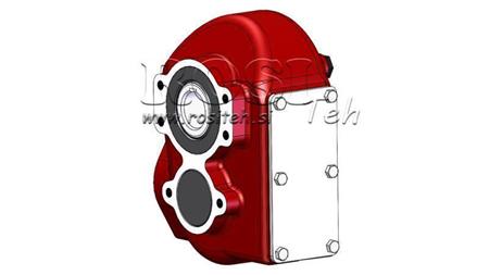 PŘEVODOVKA - PŘEVODOVKA RT160 PRO HYDRAULICKÝ MOTOR MP/MR POMĚR 8.4:1