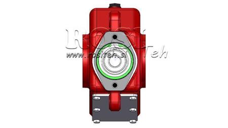 PŘEVODOVKA - PŘEVODOVKA RT200 PRO HYDRAULICKÝ MOTOR MP/MR POMĚR 16.4:1