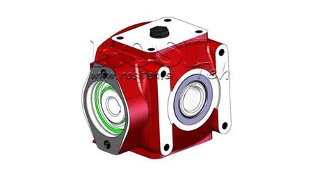 PŘEVODOVKA - PŘEVODOVKA RT45 PRO HYDRAULICKÝ MOTOR MP/MR POMĚR 1.9:1