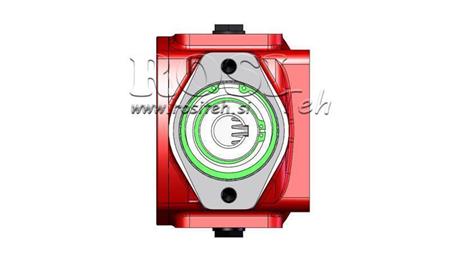 PŘEVODOVKA - PŘEVODOVKA RT45 PRO HYDRAULICKÝ MOTOR MP/MR POMĚR 1.9:1