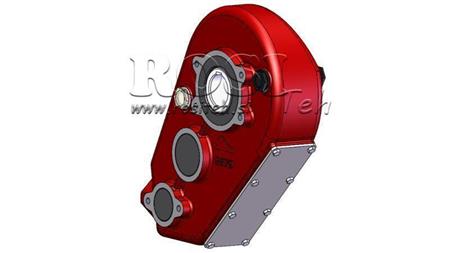 GEARBOX - GEARBOX RT500 FOR HYDRAULIC MOTOR MP/MR/MS RATIO 43.6:1