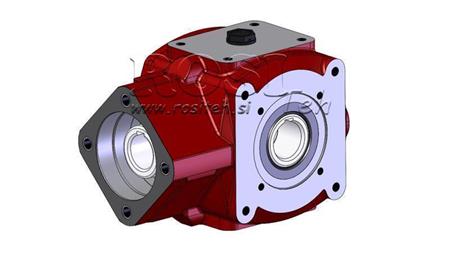 PŘEVODOVKA - PŘEVODOVKA RT90EC PRO HYDRAULICKÝ MOTOR MP/MR/MS POMĚR 3.1:1