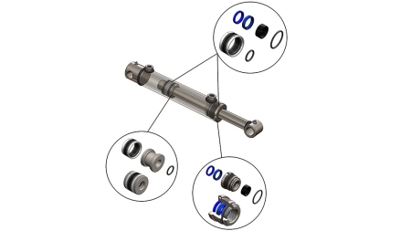 SADA TĚSNĚNÍ PRO HYDRAULICKÝ VÁLEC 80/50