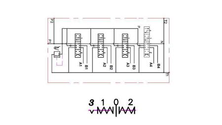 ELEKTRICKÉ SCHÉMA 4xP40 FLOATING