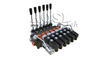 HYDRAULIC VALVE 6xP80 - EO 12V