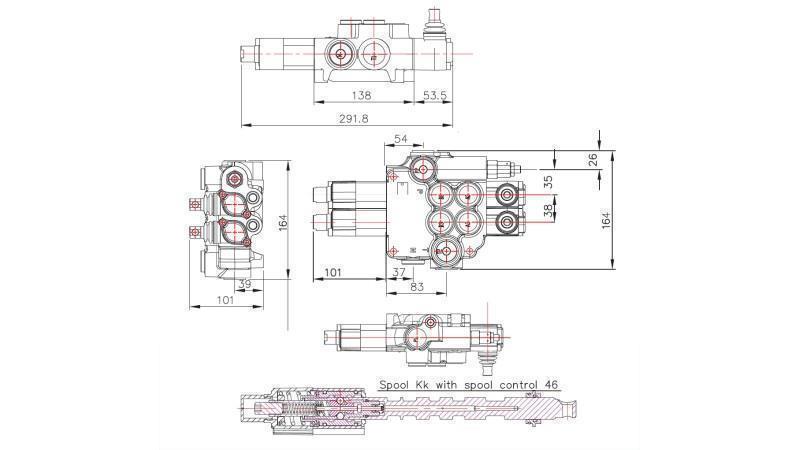 HYDRAULIC VALVE 2XZ80 2AK31A31GKZ