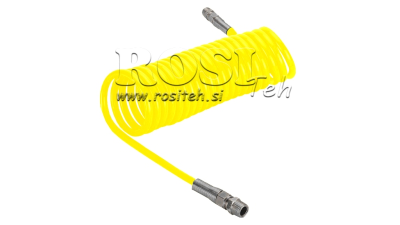 AIR BRAKE HOSE 12X9 16X1.5 - 22X1.5 YELLOW