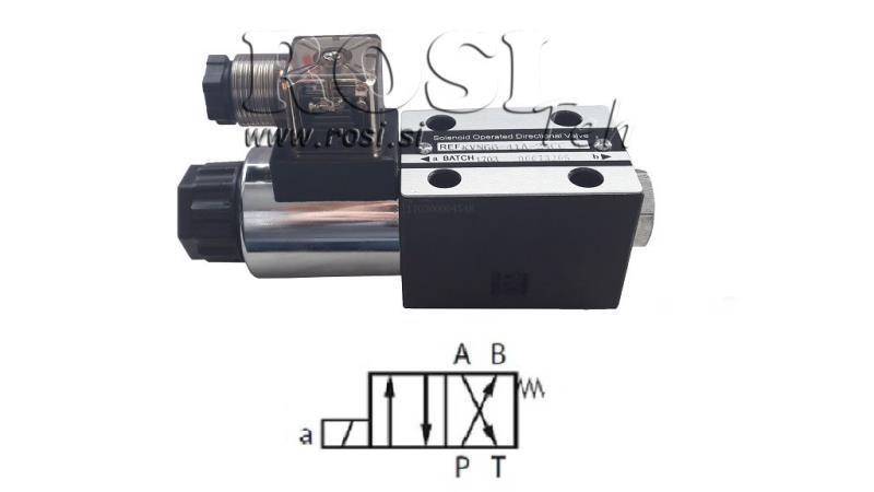 HYDRAULICKÝ ELEKTROMAGNETICKÝ VENTIL CETOP 3 12/24/230V N51B