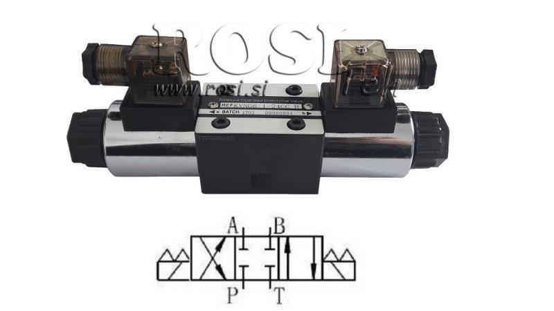 HYDRAULICKÝ ELEKTROMAGNETICKÝ VENTIL CETOP 3 12/24/230V N1