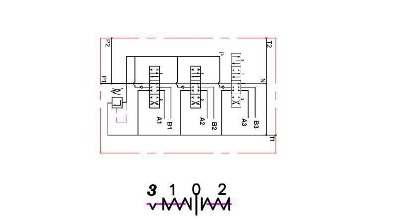 ELEKTRICKÉ SCHÉMA 3xP40 FLOATING