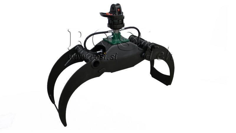 GOZDARSKA KLEŠČA LG1500 kg - 1320 mm   ROTATOR 4500/2500 KG Z OSJO