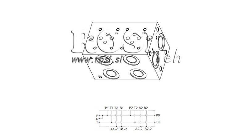 BASE CETOP3 NG6 2M