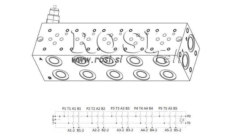 BASE CETOP3 NG6 5M WITH SAFETY